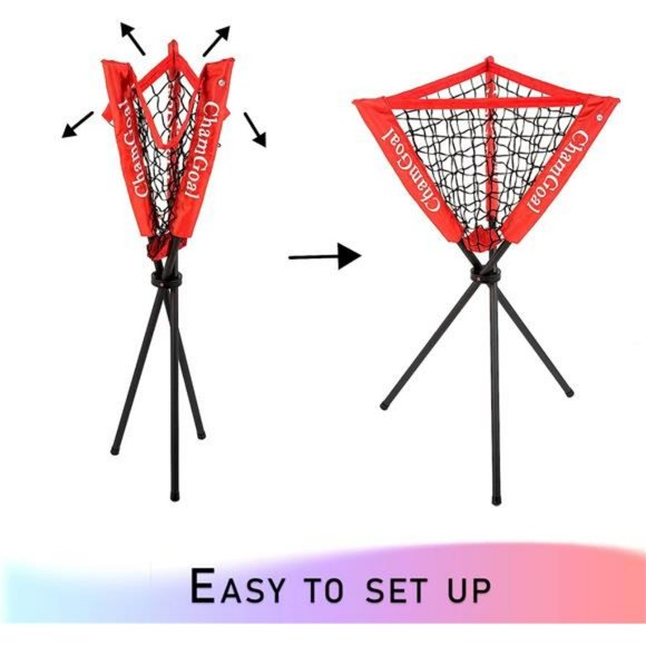 Ball Caddy Baseball Softball Portable Batting Practice Ball Caddy Stand - Picture 5 of 7